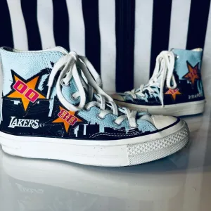 Converse All Star 70 x Chinatown Market NBA Los Angeles Lakers Hi Top Sneakers