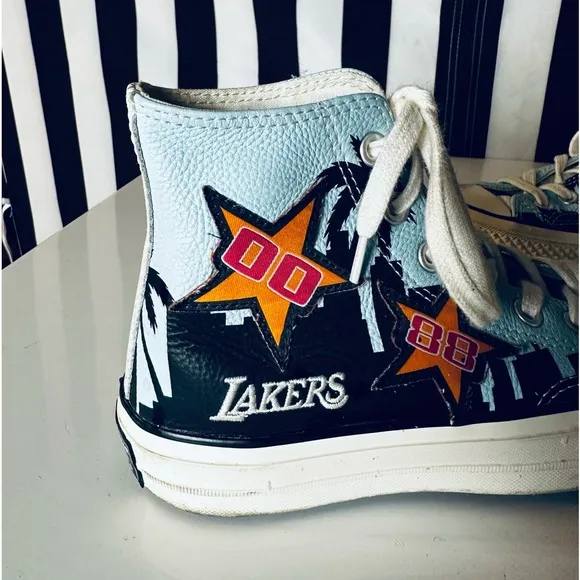Converse All Star 70 x Chinatown Market NBA Los Angeles Lakers Hi Top Sneakers