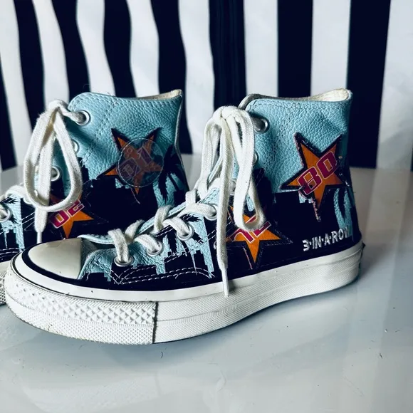Converse All Star 70 x Chinatown Market NBA Los Angeles Lakers Hi Top Sneakers