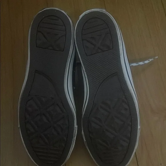 Converse All Star Black and Pink Sneakers