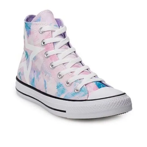 Converse All-Star Chuck Taylor Lilac Tie Dye High Top Sneakers