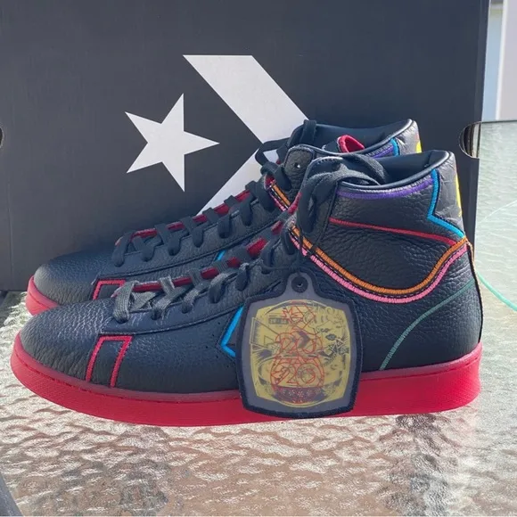Converse All Star Pro Leather Mid Sneakers