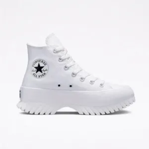 Converse All Star Unisex Lugged 2.0 Hi Top White Sneakers Sz M 10.5 W 12.5 NEW
