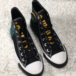 Converse Black and White High-Top Sneakers