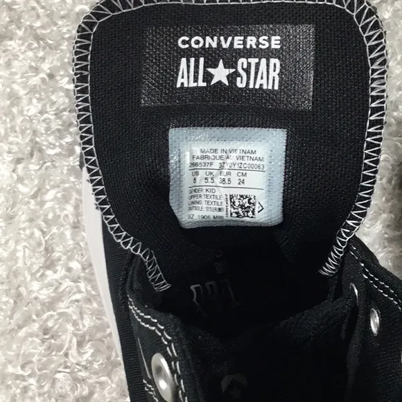 Converse Black and White High-Top Sneakers