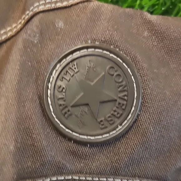 Converse Brown Canvas High-Top Sneakers