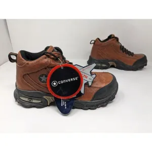 Converse C4444 Composite Toe Waterproof Mens Brown Leather Hiking Boots Size 5 M
