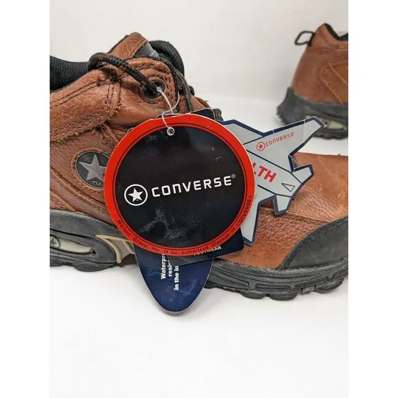 Converse C4444 Composite Toe Waterproof Mens Brown Leather Hiking Boots Size 5 M