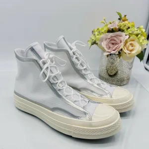 Converse Chuck 70 170767C Women’s High Top Sneakers White Lace Up US 8