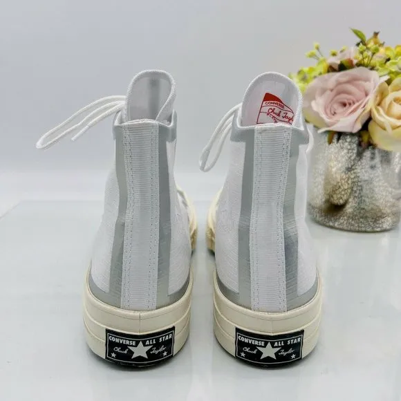 Converse Chuck 70 170767C Women’s High Top Sneakers White Lace Up US 8