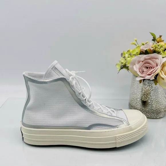 Converse Chuck 70 170767C Women’s High Top Sneakers White Lace Up US 8