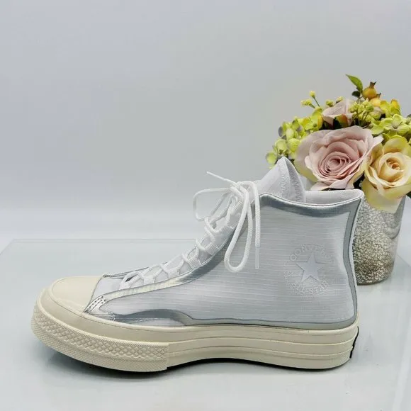 Converse Chuck 70 170767C Women’s High Top Sneakers White Lace Up US 8