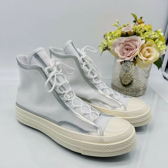 Converse Chuck 70 170767C Women’s High Top Sneakers White Lace Up US 8