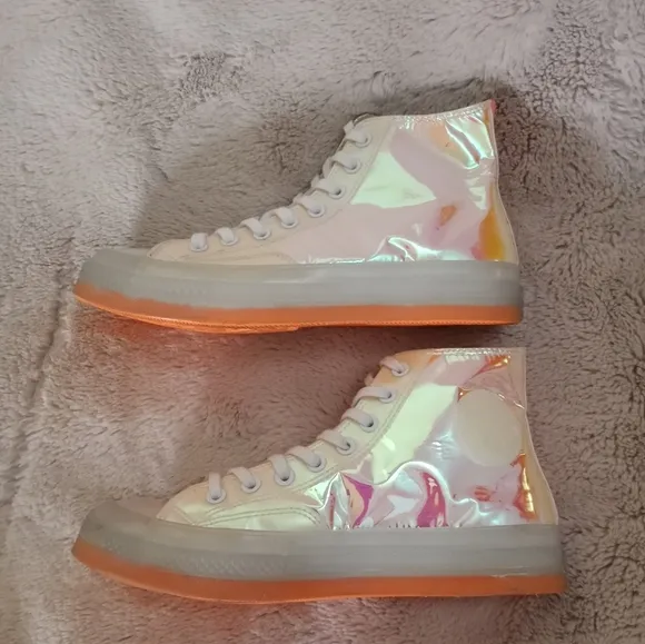 Converse Chuck 70 High Vis Iridescent Rainbow Hologram Taylor Swift Lovers