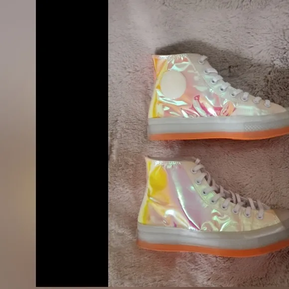 Converse Chuck 70 High Vis Iridescent Rainbow Hologram Taylor Swift Lovers