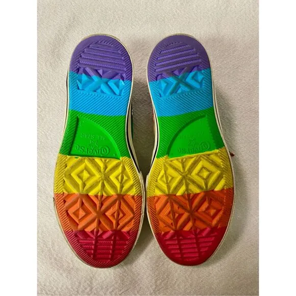 Converse Chuck 70 Low Pride shimmering rainbow shoes