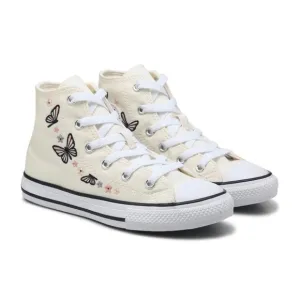 Converse |Chuck Taylor All Star High-Tops w/Embroidered Butterfly Design