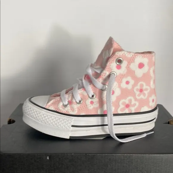Converse chuck Taylor all star lift platform floral embroidery Sneakers