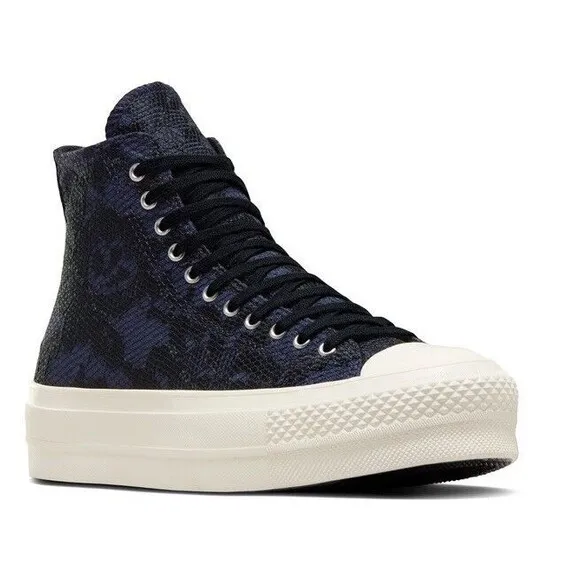 Converse Chuck Taylor All Star Lift Women’s Platform Sneakers W/Lace Overlay 9.5