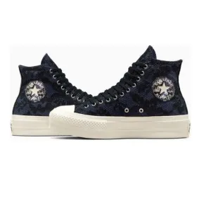 Converse Chuck Taylor All Star Lift Women’s Platform Sneakers W/Lace Overlay 9.5