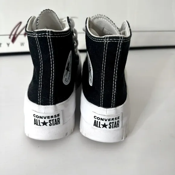 Converse Chuck Taylor All Star Lugged 2.0 High Top Black Canvas Size 7