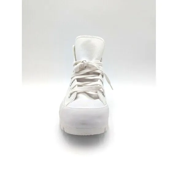 Converse Chuck Taylor All Star Lugged Hi Canvas White Platform Shoe Women 9.5 US