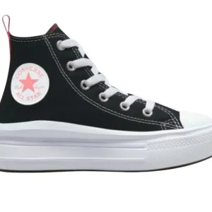 CONVERSE CHUCK TAYLOR ALL STAR MOVE HIGH-TOP SNEAKERS - 6 - Good Condition