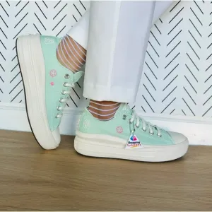 ⭐Converse Chuck Taylor All Star Move Platform Sz 7.5 Women's Shoes Mint A10823C