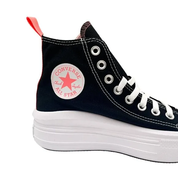 Converse Chuck Taylor All Star Move Youth Girls Platform Sneakers Size 5 Black
