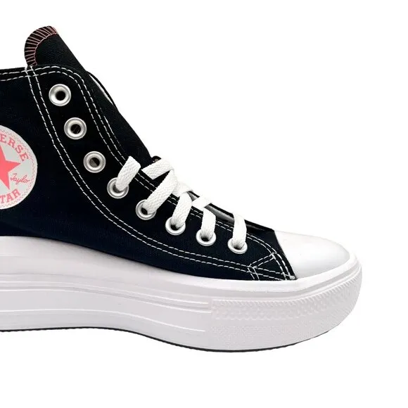 Converse Chuck Taylor All Star Move Youth Girls Platform Sneakers Size 5 Black