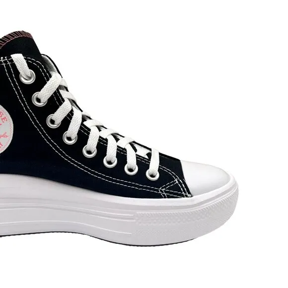 Converse Chuck Taylor All Star Move Youth Girls Platform Sneakers Size 5 Black