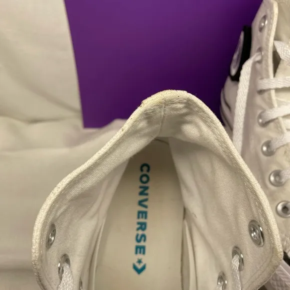 Converse Chuck Taylor All Star “Peace Powered” high tops NWOT Size 5M / 7W