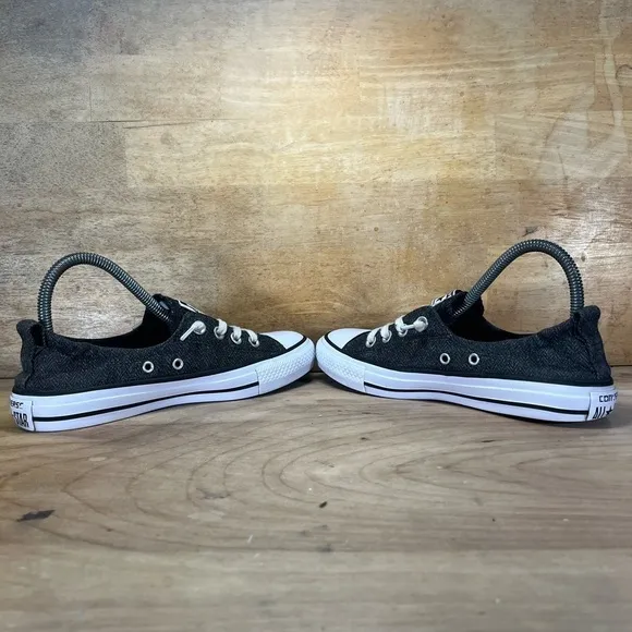 Converse Chuck Taylor AS Shoreline Womens Size 7 Slip On Shoes Sneakers Black