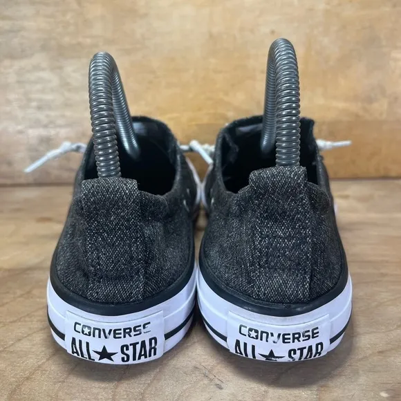 Converse Chuck Taylor AS Shoreline Womens Size 7 Slip On Shoes Sneakers Black