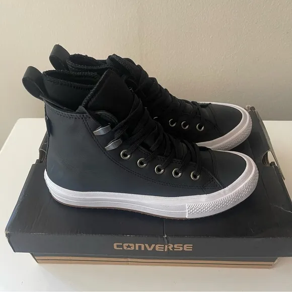 CONVERSE Chuck Taylor high top black sneakers