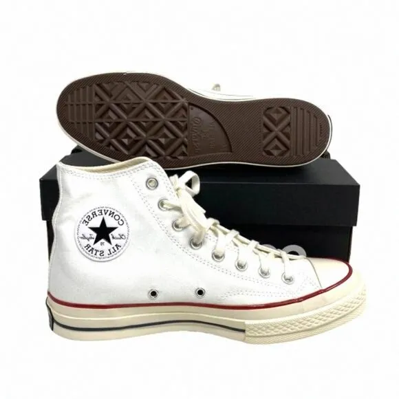 Converse Chuck Taylor High Top Red White Canvas 162056C Sneakers Size Women's