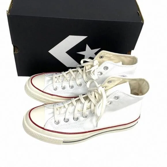 Converse Chuck Taylor High Top Red White Canvas 162056C Sneakers Size Women's