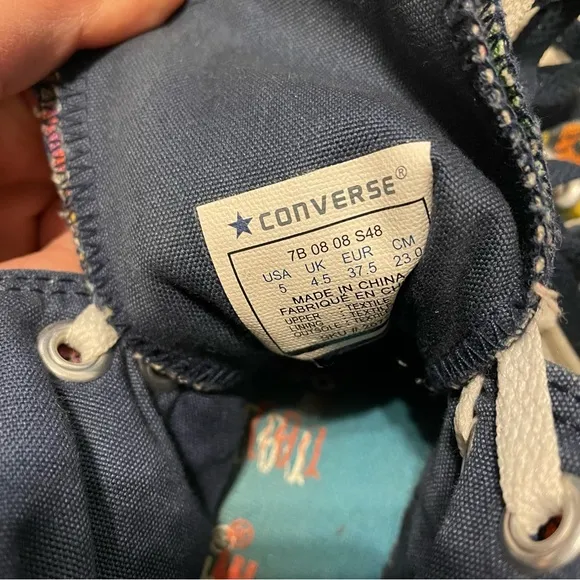 Converse Chuck Taylor High Top Upper Double Monster Sneakers Size‎ 5