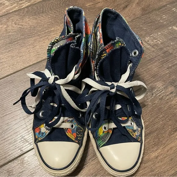 Converse Chuck Taylor High Top Upper Double Monster Sneakers Size‎ 5