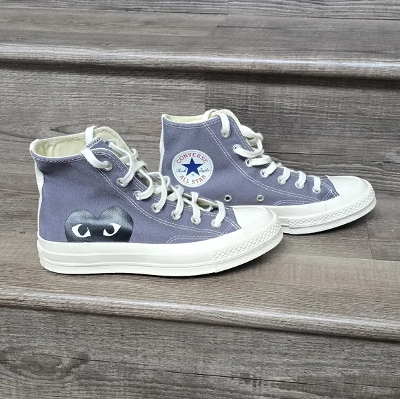 Converse Chuck Taylor Hidden Heart High Top Sneaker Comme des Garçons M/5 W/7 Ne