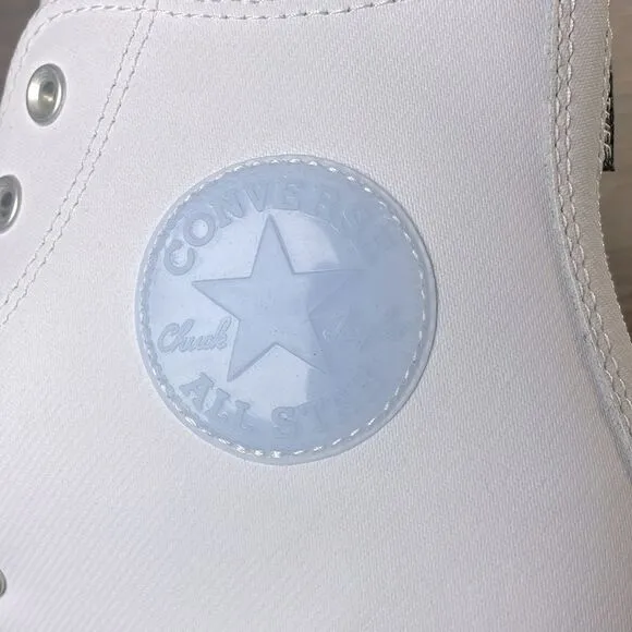 Converse CT All-Star Men’s Sz 11.5 White Leather TecTuff High-Top Sneakers