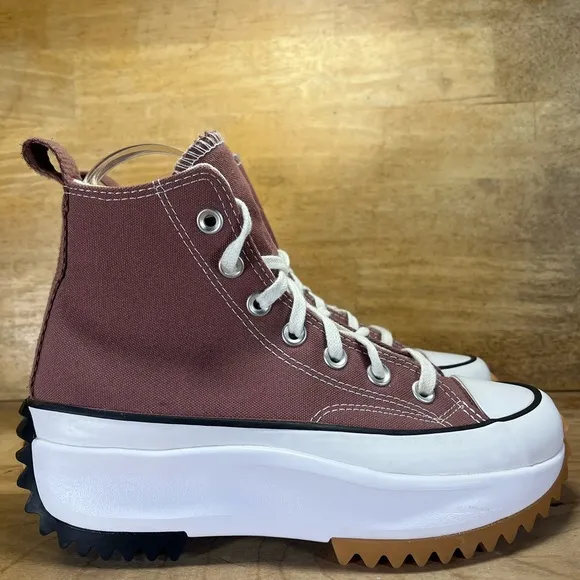 Converse CT AS Run Star Hike High Womens Size 6 Shoes Sneakers Saddle Brown