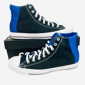 Converse CTAS Colorblock Blue/Black High-Top Unisex Sneaker 163348F Size 12