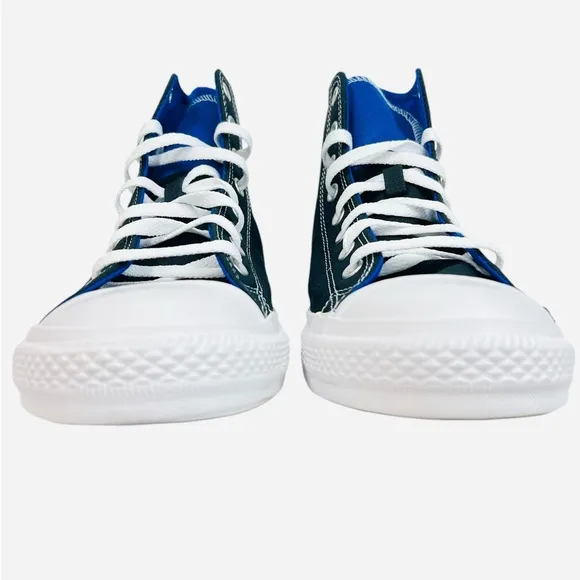 Converse CTAS Colorblock Blue/Black High-Top Unisex Sneaker 163348F Size 12