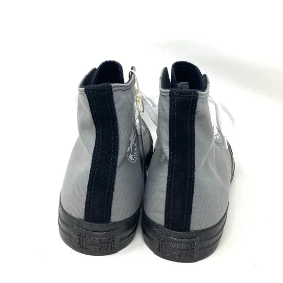 Converse Ctas High Top Canvas Gray Black Women Size Sneakers Custom A03947C-BKGR