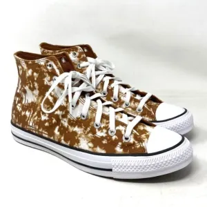 Converse Ctas High Top Shoes Women's Size Canvas White Warm Tan Skate A06004C