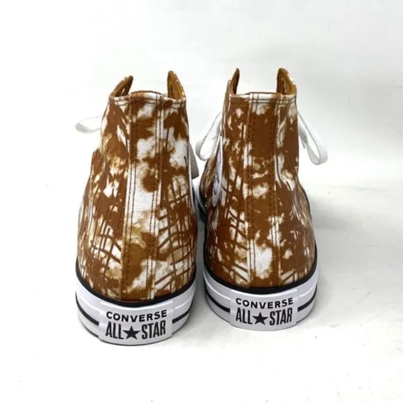 Converse Ctas High Top Shoes Women's Size Canvas White Warm Tan Skate A06004C