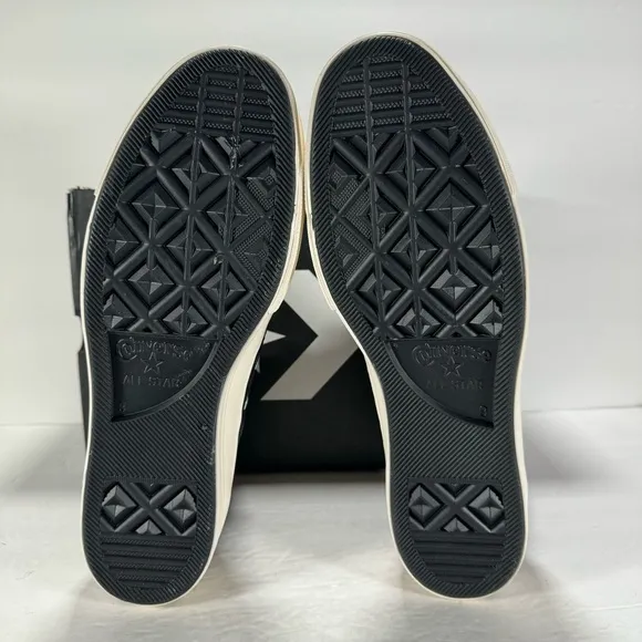Converse CTAS Lift Hi Platform Sneakers Navy Floral Lace Women Size 11