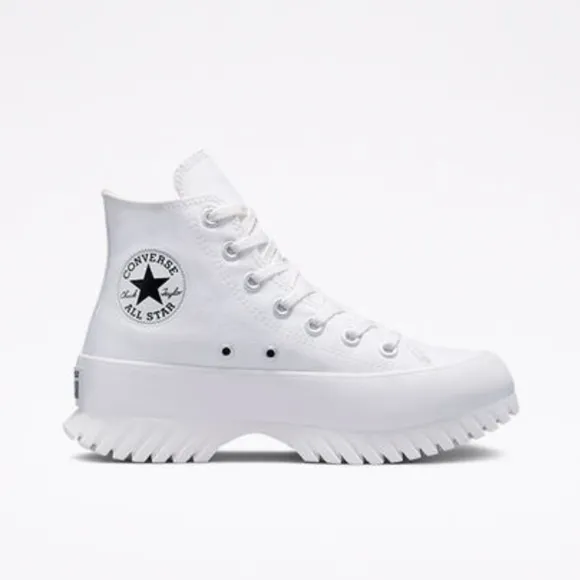 Converse CTAS Lugged 2.0 White Hi Top Platform Sneaker