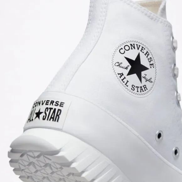 Converse CTAS Lugged 2.0 White Hi Top Platform Sneaker